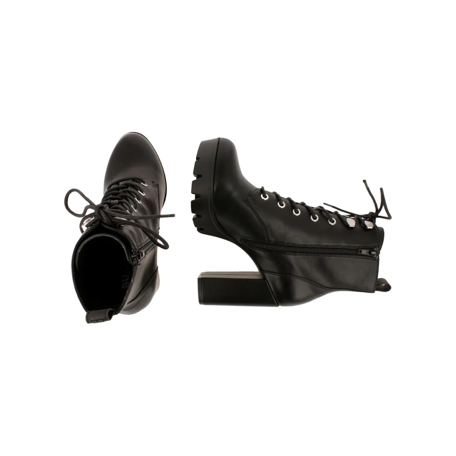 Women Bullboxer Lace Up Boots*Ankle Boots Black 112511F6S_Bkcltd