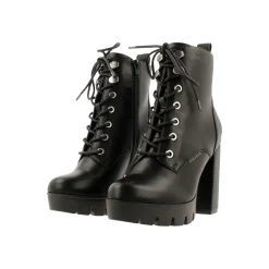 Women Bullboxer Lace Up Boots*Ankle Boots Black 112511F6S_Bkcltd