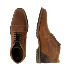 Men Bullboxer Lace Up Boots*Ankle Boots Tan/Cognac 834I50777Bpacbsu