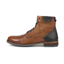 Men Bullboxer Lace Up Boots*Ankle Boots Tan/Cognac 791I85508Dcobksu