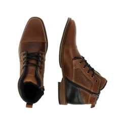 Men Bullboxer Lace Up Boots*Ankle Boots Tan/Cognac 681K50108Agecgsu
