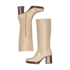 Women Bullboxer High Heel Boots*Boots Beige/Taupe 256502E7L_Beigtd