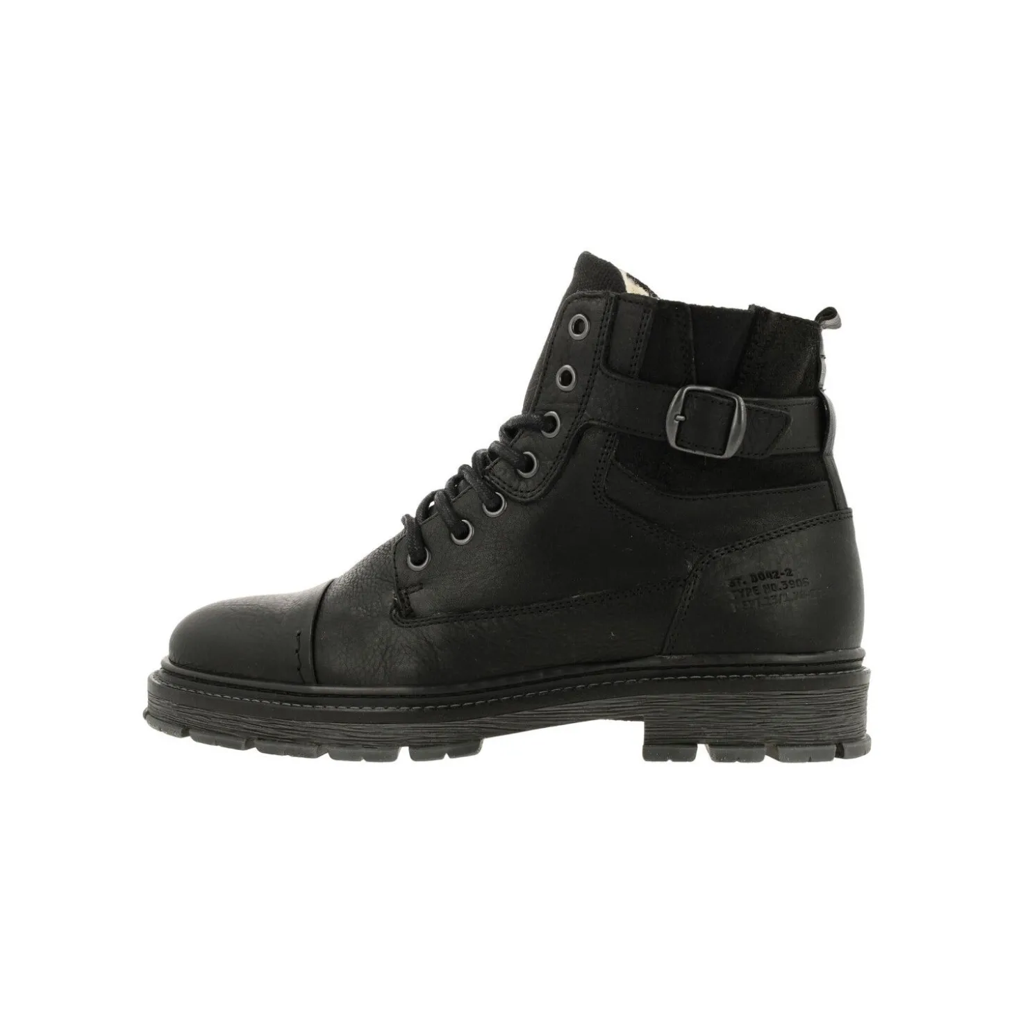 Men Bullboxer Lace Up Boots*Boots Black 456K84158Ablcksu
