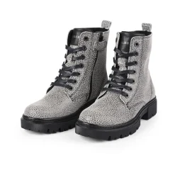 Kids Bullboxer Boots*Boots Black/White Ajs500E6L_Whibkb