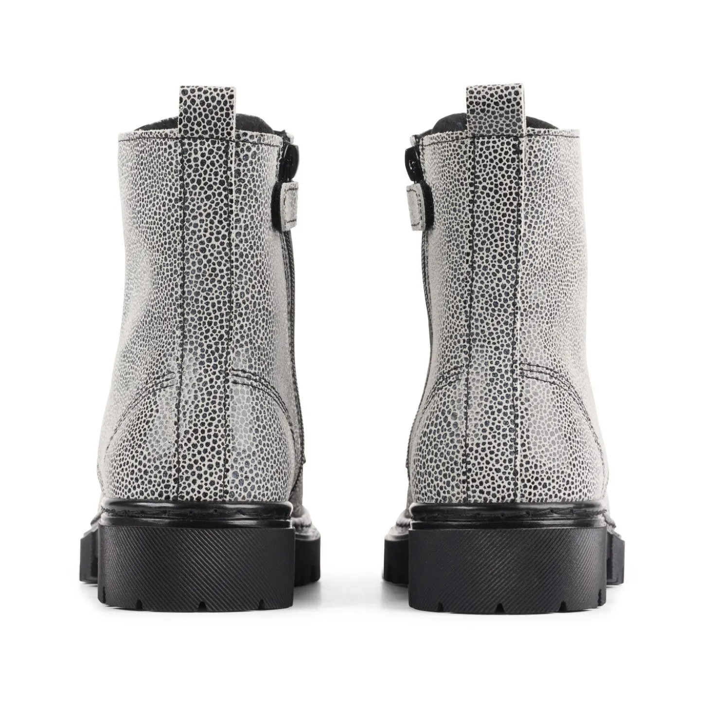 Kids Bullboxer Boots*Boots Black/White Ajs500E6L_Whibkb