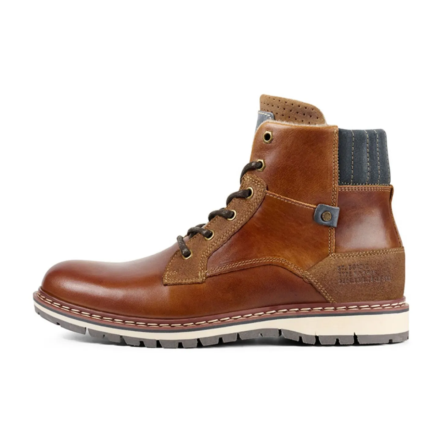 Men Bullboxer Lace Up Boots*Boots Cognac 877K55858A2499Su