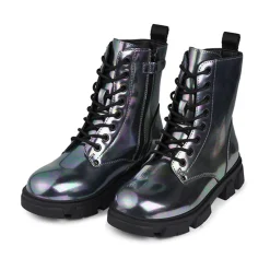 Kids Bullboxer Boots*Boots Metallic Aaf504F6S_Petrkb