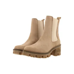 Women Bullboxer High Heel Boots*Chelsea Boots Beige/Taupe 677501E6L_Lttptd