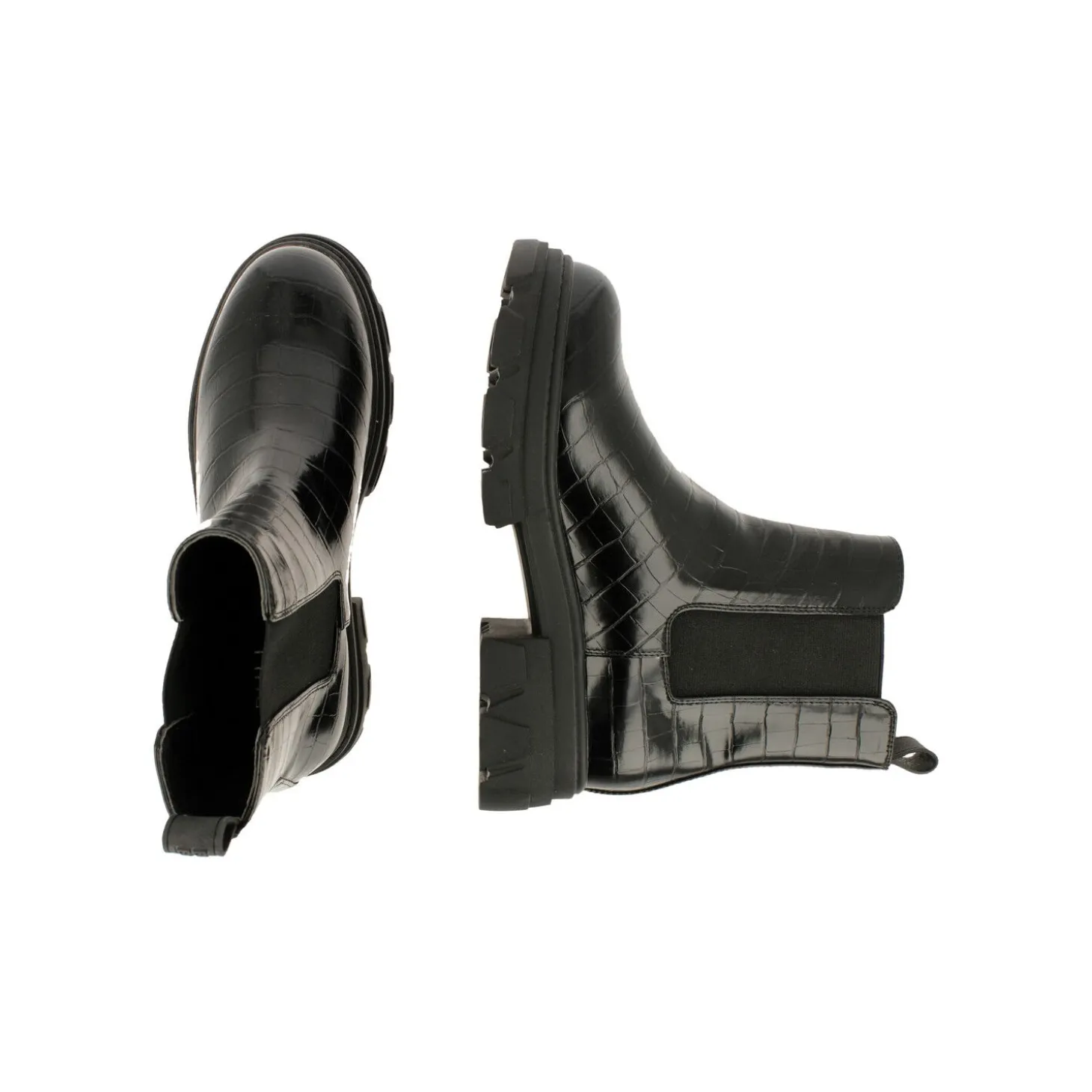 Women Bullboxer Ankle Boots*Chelsea Boots Black 267500F6S_Blcrtd