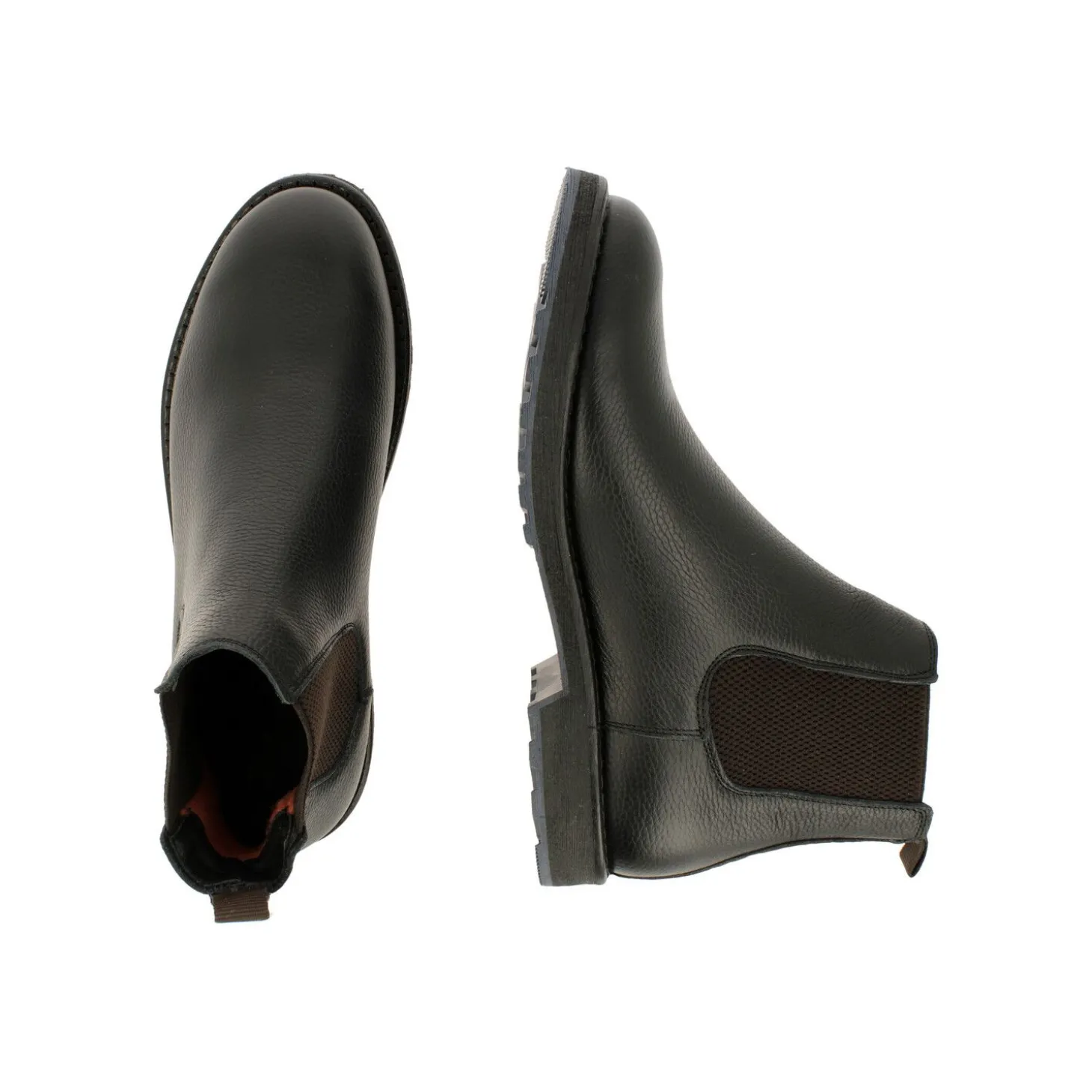Men Bullboxer Ankle Boots*Chelsea Boots Black 018K76932Kp125Su
