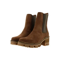 Women Bullboxer High Heel Boots*Chelsea Boots Brown 677501E6L_Brwntd