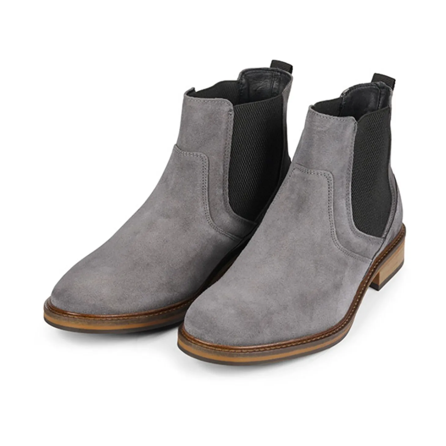 Men Bullboxer Ankle Boots*Chelsea Boots Grey 679P71219Ak001Su