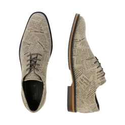 Men Bullboxer Classic Lace Ups*Lace-Up Beige/Taupe 663K21008Ajogysu