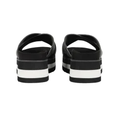 Women Bullboxer Heeled Mules*Mules Black/Silver 078036F2S_Bkbktd