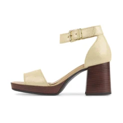 Women Bullboxer Sandals*Sandal With Heel Gold 256000E2L_Plattd