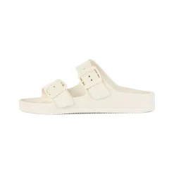Women Bullboxer Flat Mules*Slides Offwhite 002000F1S_Ofwhtd
