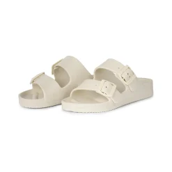 Women Bullboxer Flat Mules*Slides Offwhite 002000F1S_Ofwhtd