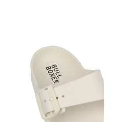 Women Bullboxer Flat Mules*Slides Offwhite 002000F1S_Ofwhtd
