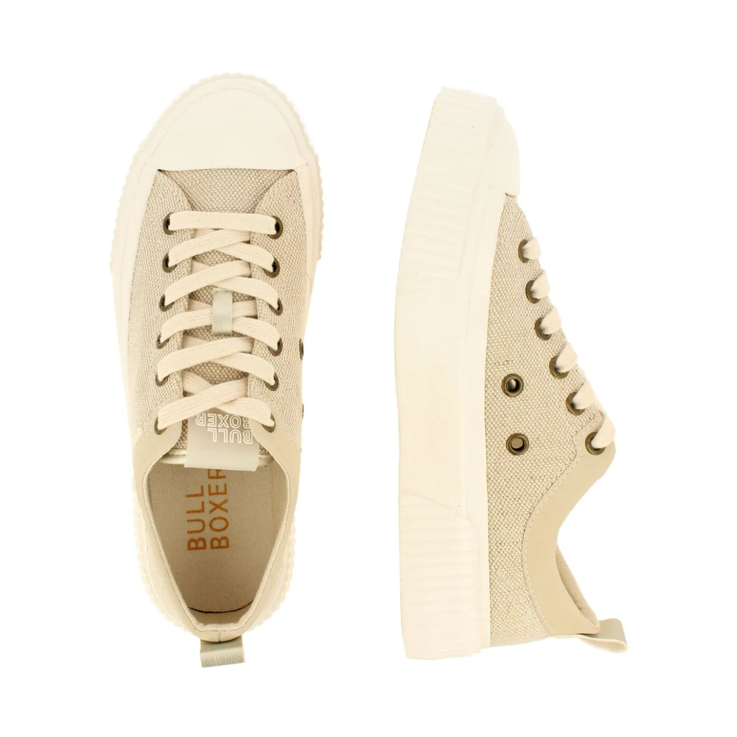 Women Bullboxer Sneaker Low*Sneaker Beige 060000F5T_Ntrltd