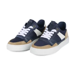 Kids Bullboxer Sneakers*Sneaker Beige-Navy Aop009E5L_Benykb