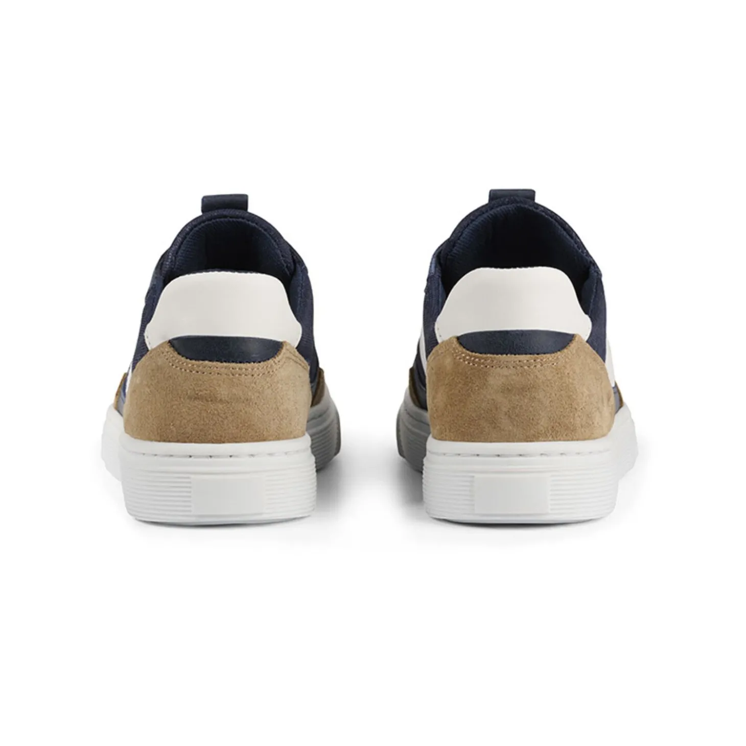 Kids Bullboxer Sneakers*Sneaker Beige-Navy Aop009E5L_Benykb
