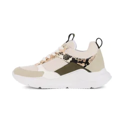 Women Bullboxer Sneaker Low*Sneaker Beige/Snake 099000F5S_Bgwhtd