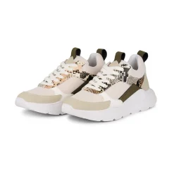 Women Bullboxer Sneaker Low*Sneaker Beige/Snake 099000F5S_Bgwhtd