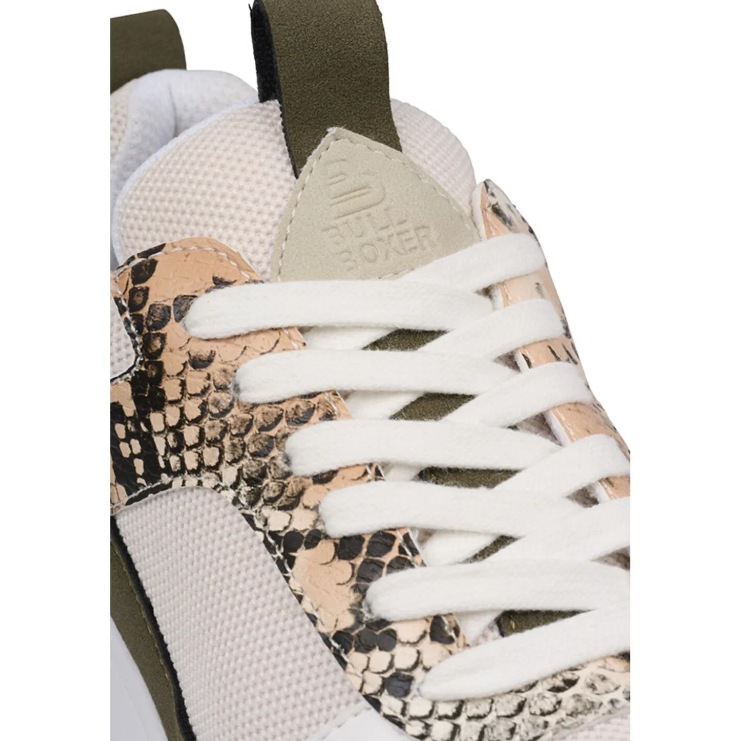 Women Bullboxer Sneaker Low*Sneaker Beige/Snake 099000F5S_Bgwhtd