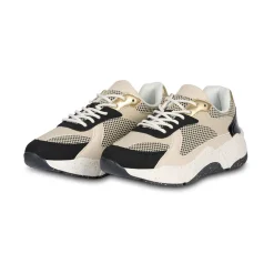 Women Bullboxer Sneaker Low*Sneaker Black/Sand 077034F5S_Blsdtd