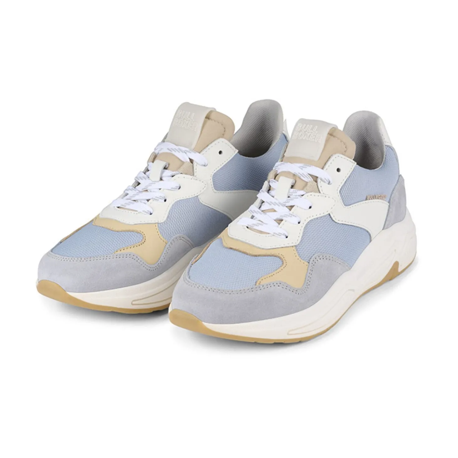Women Bullboxer Sneaker Low*Sneaker Blue/White 295021E5T_Clwhtd
