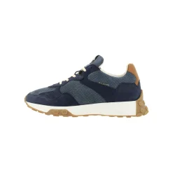 Men Bullboxer Sneaker Low*Sneaker Low Blue/Tan 170P21384Abluesu