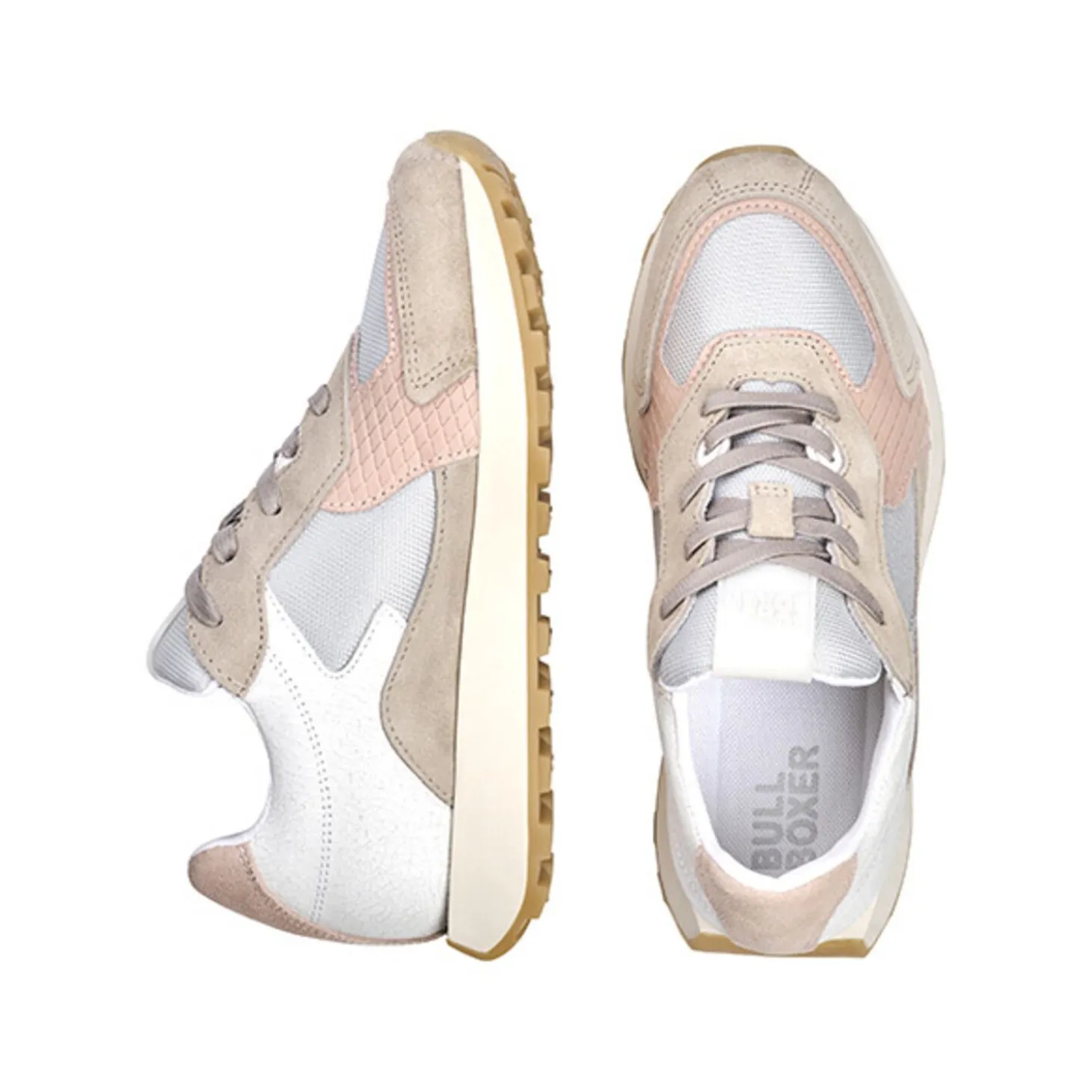 Women Bullboxer Sneaker Low*Sneaker Pink/Grey 507000E5Ccpgdptd