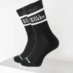 Women Bullboxer Socks*Socks Women Black/Black 2-Pack