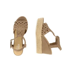 Women Bullboxer Wedge Pumps*Wedge Sandal Beige 195034F2T_Dktptd