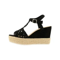 Women Bullboxer Wedge Pumps*Wedge Sandal Black 195034F2T_Bksttd