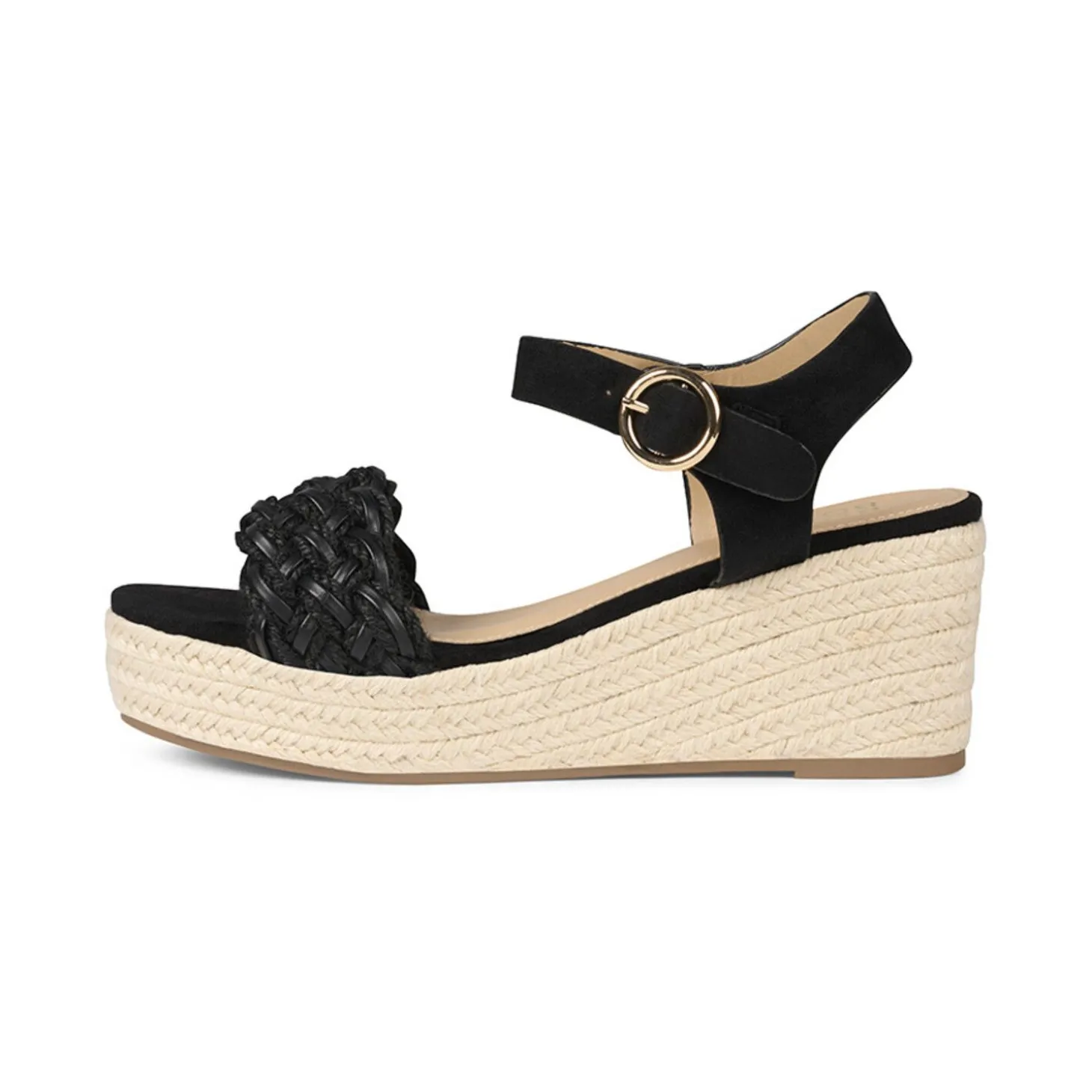 Women Bullboxer Wedge Pumps*Wedge Sandal Black 268011F2T_Blcktd