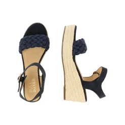 Women Bullboxer Wedge Pumps*Wedge Sandal Navy 268011F2T_Midntd