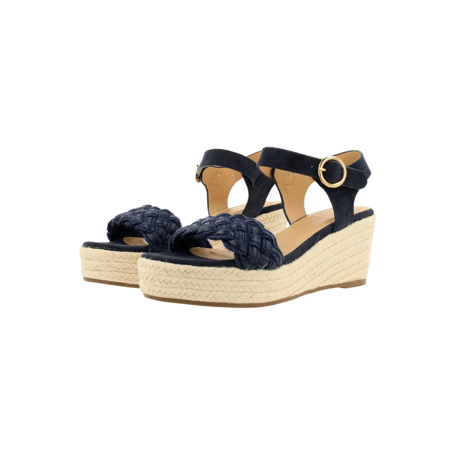 Women Bullboxer Wedge Pumps*Wedge Sandal Navy 268011F2T_Midntd